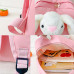 Детский рюкзак A-7757 Bunny на одно отделение с ремешком Pink