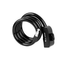Замок велосипедный West Biking YP0705047 с ключом Black 1,2 m