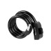 Замок велосипедный West Biking YP0705047 с ключом Black 1,2 m