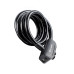 Замок велосипедный West Biking YP0705047 с ключом Black 1,2 m