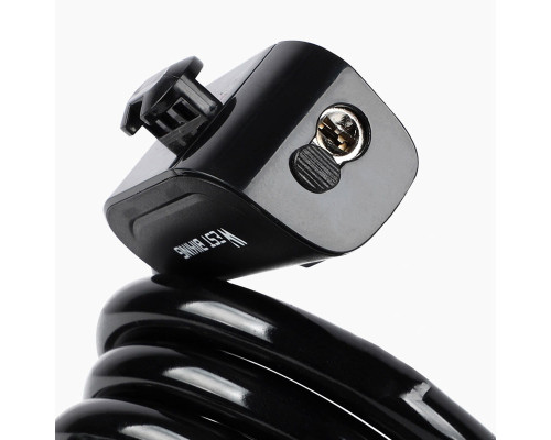 Замок велосипедный West Biking YP0705047 с ключом Black 1,2 m