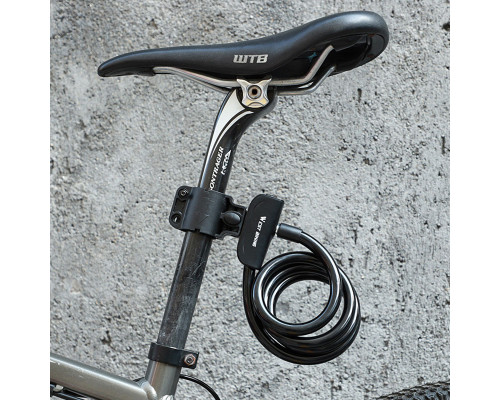 Замок велосипедный West Biking YP0705047 с ключом Black 1,2 m