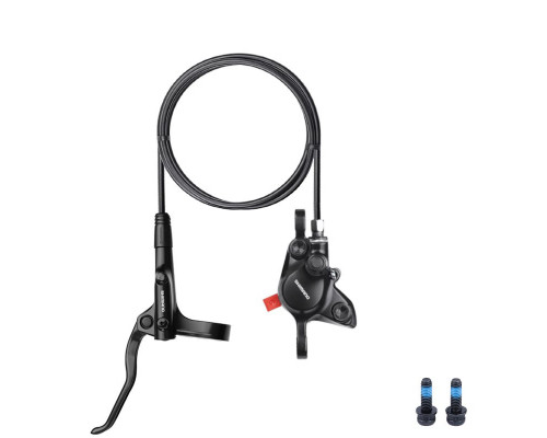 Дисковые гидравлические тормоза Shimano BR-MT200 для велосипеда left-front 900mm