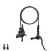 Дисковые гидравлические тормоза Shimano BR-MT200 для велосипеда right-rear 1500mm