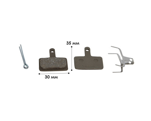Тормозные колодки Shimano B05S для BR-MT400/BR-MT200/M486/M495/M466 полимер/resin Тормозные колодки Shimano B05S для BR-MT400/BR-MT200/M486/M495/M466 полимер/resin
