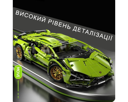 Конструктор машинка техник Lamborghini Sian FK937 на 1280 деталей в масштабе 1:14 Ламборджини FKP 37 ламба Конструктор машинка техник Lamborghini Sian FK937 на 1280 деталей в масштабе 1:14 Ламборджини FKP 37 ламба