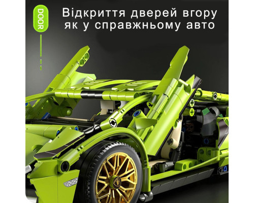 Конструктор машинка техник Lamborghini Sian FK937 на 1280 деталей в масштабе 1:14 Ламборджини FKP 37 ламба Конструктор машинка техник Lamborghini Sian FK937 на 1280 деталей в масштабе 1:14 Ламборджини FKP 37 ламба