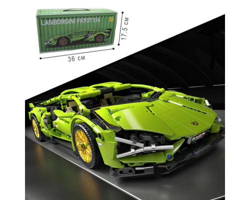 Конструктор машинка техник Lamborghini Sian FK937 на 1280 деталей в масштабе 1:14 Ламборджини FKP 37 ламба Конструктор машинка техник Lamborghini Sian FK937 на 1280 деталей в масштабе 1:14 Ламборджини FKP 37 ламба