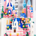 Конструктор Замок Принцессы на 1227 деталей Princes Сastle Pink, сад, деревья, цветы, озеро