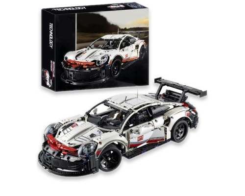 Конструктор машинка техник Porsche 911 RSR Racing Vesion Technology на 1631 деталь1:10 Порш Конструктор машинка техник Porsche 911 RSR Racing Vesion Technology на 1631 деталь1:10 Порш