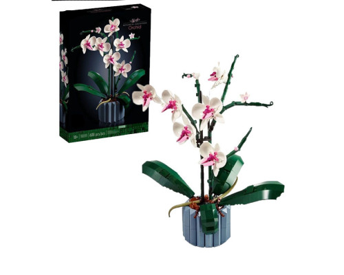 Конструктор цветы Орхидея в горшке Botanic Orchid на 608 деталей Конструктор цветы Орхидея в горшке Botanic Orchid на 608 деталей