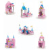 Конструктор Замок Принцессы Lele Princes Сastle Pink 6 в 1 на 1000 деталей совместимых с LEGO