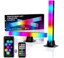 Умный RGB+IC атмосферный светодиодный ночник Mood light  панель с Bluetooth и синхронизацией музыки 2 шт