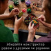 Конструктор цветы 3Д Букет мини растения суккуленты в горшке кактус агава эчеверия на 771 деталь