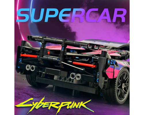 Конструктор техник машинка Lamborghini Sian FK937 Cyberpunk на 1291 деталь в масштабе авто 1:14 Конструктор техник машинка Lamborghini Sian FK937 Cyberpunk на 1291 деталь в масштабе авто 1:14