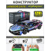 Конструктор техник машинка Lamborghini Sian FK937 Cyberpunk 2.0 на 1291 деталь черная на пульте управления