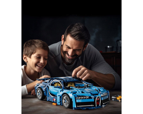 Конструктор машинка техник Bugatti chiron на 1220 деталей в масштабе 1:14 на пульте управления с мотором и акб Конструктор машинка техник Bugatti chiron на 1220 деталей в масштабе 1:14 на пульте управления с мотором и акб