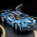 Конструктор машинка техник Bugatti chiron на 1220 деталей в масштабе 1:14 на пульте управления с мотором и акб