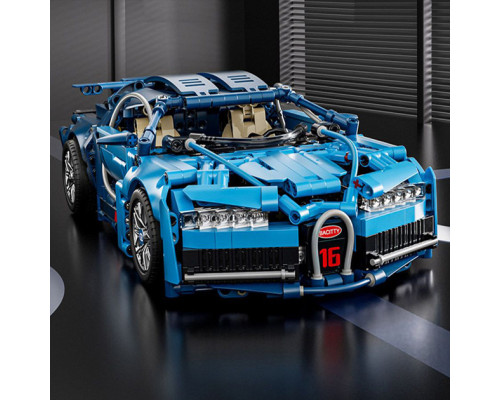 Конструктор машинка техник Bugatti chiron на 1220 деталей в масштабе 1:14 на пульте управления с мотором и акб Конструктор машинка техник Bugatti chiron на 1220 деталей в масштабе 1:14 на пульте управления с мотором и акб