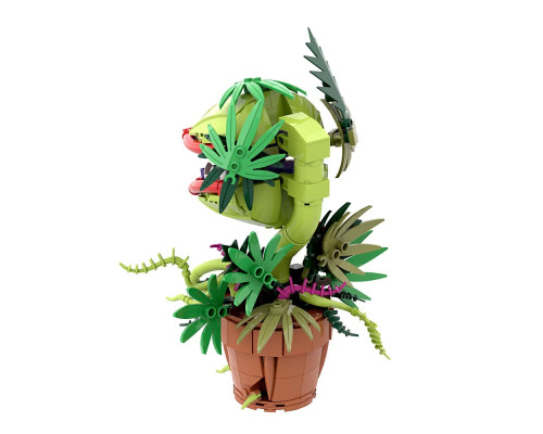 Конструктор цветы "Растение-Пиранья Audrey II" - букет цветок каннибал хищник монстр Марио с зубами на 327 ел. Конструктор цветы "Растение-Пиранья Audrey II" - букет цветок каннибал хищник монстр Марио с зубами на 327 ел.