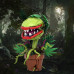 Конструктор цветы "Растение-Пиранья Audrey II" - букет цветок каннибал хищник монстр Марио с зубами на 327 ел.