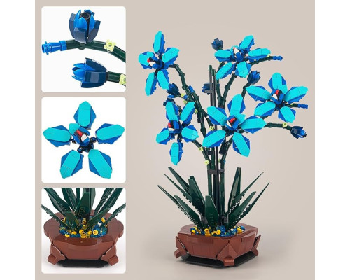 Конструктор цветы Орхидея Цимбидиум в горшке Flowers Orchid Cymbidium цветок Лодочная орхидея на 1097 деталей Конструктор цветы Орхидея Цимбидиум в горшке Flowers Orchid Cymbidium цветок Лодочная орхидея на 1097 деталей
