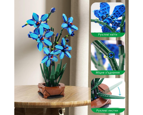 Конструктор цветы Орхидея Цимбидиум в горшке Flowers Orchid Cymbidium цветок Лодочная орхидея на 1097 деталей Конструктор цветы Орхидея Цимбидиум в горшке Flowers Orchid Cymbidium цветок Лодочная орхидея на 1097 деталей
