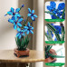 Конструктор цветы Орхидея Цимбидиум в горшке Flowers Orchid Cymbidium цветок Лодочная орхидея на 1097 деталей