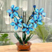 Конструктор цветы Орхидея Цимбидиум в горшке Flowers Orchid Cymbidium цветок Лодочная орхидея на 1097 деталей