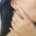Серебряный комплект с позолотой. Svitozar 836