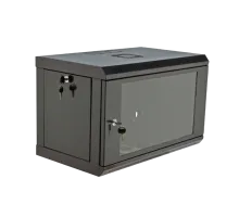 Шкаф 19" , 600x350x373мм (Ш*Г*В), эконом, акриловое стекло, черный