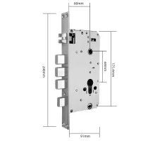 Врезная часть с автозакрытием