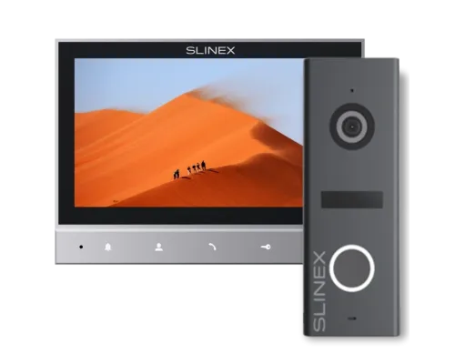 Комплект відеодомофон + панель виклику