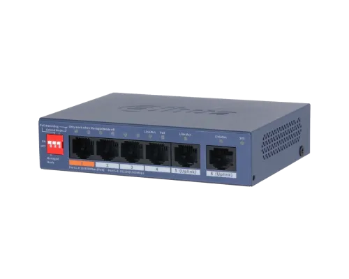 Коммутатор 6 портов управляемый