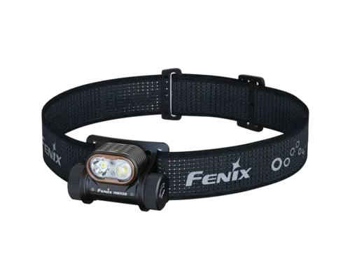 Фонарь налобный черный